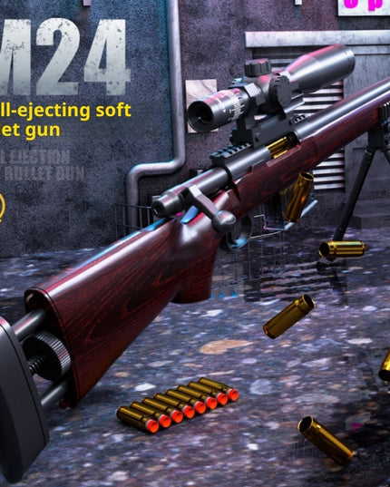 M24 Shell Throwing Sniper Soft Bullet Gun Chameleon Simulation Model Sniper Rifle Toy