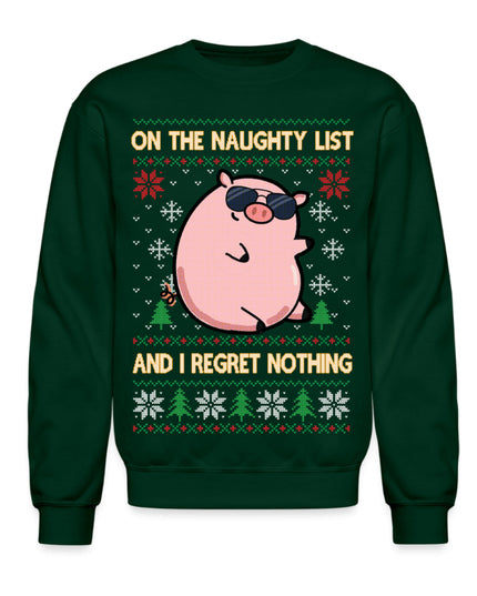 Naughty Pig Neutral Christmas Sweater