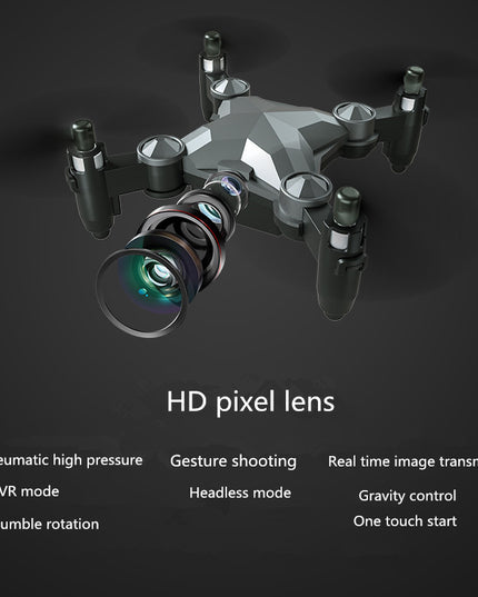 New Luggage Box Storage Box Folding Mini UAV Aerial Photography Remote Control Four Axis Children's Toys Drone