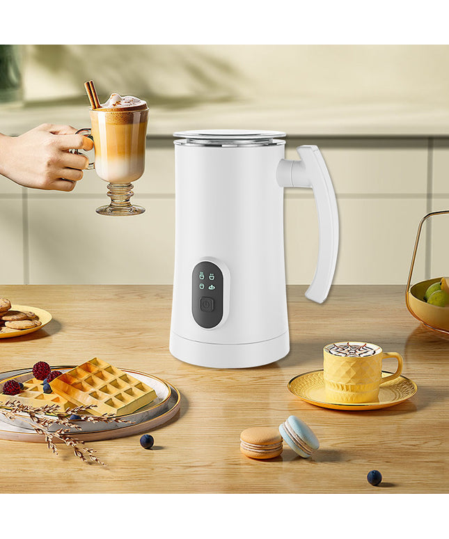 Home Automatic Stainless Steel Electric Hot And Cold Milk Whipping Machine Kitchen Gadgets