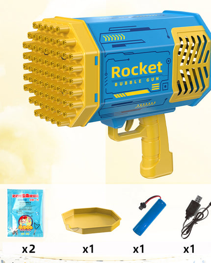 Soap Bubble Gun Machine with 69 Holes