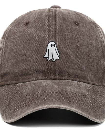 Washed Distressed Embroidered Baseball Cap For Casual Outdoor Sports