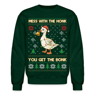 Cartoon Round Neck Gay Christmas Printed Sweater