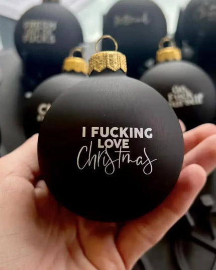 Funny Christmas Ornament Black Decorations
