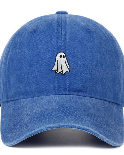 Washed Distressed Embroidered Baseball Cap For Casual Outdoor Sports