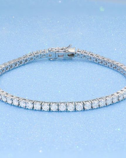 2-6mm Full Set Moissanite Girl S925 Silver Ao Advanced Design Bracelet