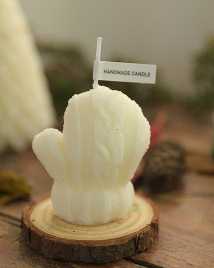 Woolen Gloves Candles Photography Props Creativity