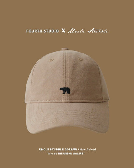 Cotton Wide Brim Face-looking A Little Retro Peaked Cap