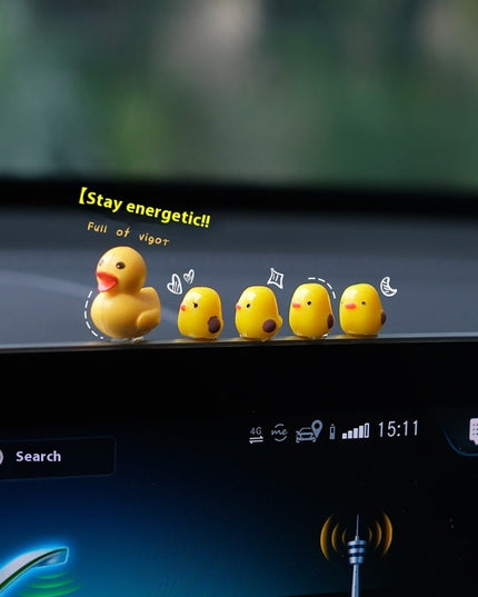 Car Mini Cute Yellow Duck Center Console Ornament