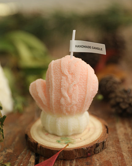 Woolen Gloves Candles Photography Props Creativity