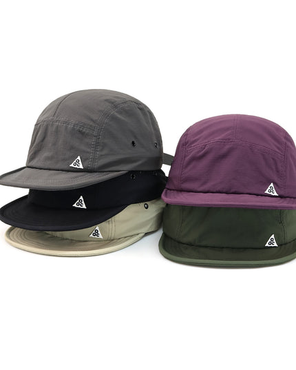 Outdoor Quick-drying Japanese Short Brim Embroidered Peaked Cap