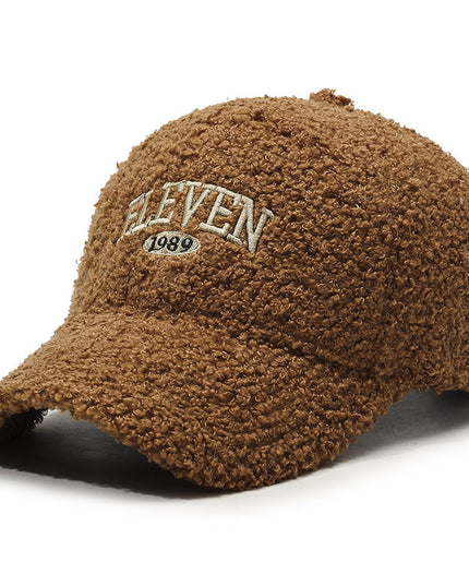 Winter Lambskin Thickened Warm Baseball Cap