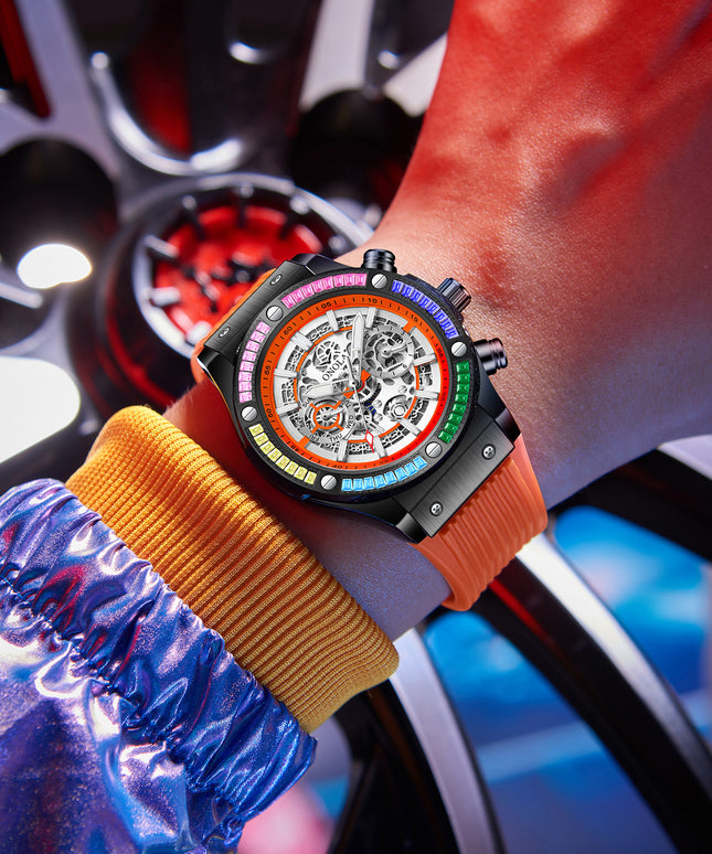Men's Fashionable All-match Waterproof Multi-functional Quartz Watch