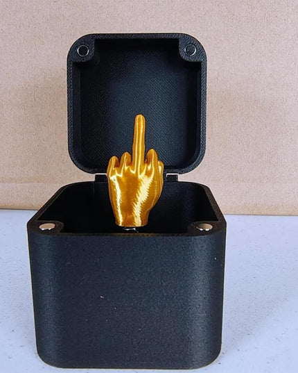 Middle Finger In Box Christmas Box Funny Creative Gifts Office Desk Decoration Home Decoration