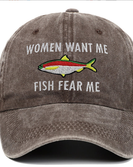 Men's And Women's All-match Embroidered E-washed Baseball Cap Outdoor Sun Protection