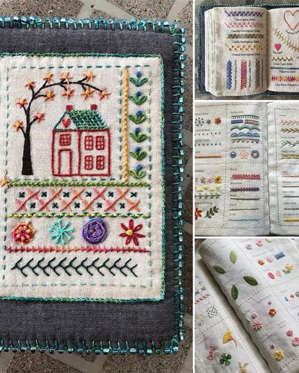 Linen Book DIY Embroidery