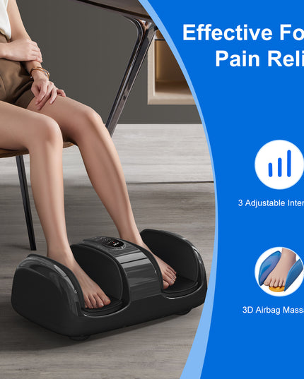 CJ Viral HB5006 Automatic Foot Massager With Heat Multi-Function Leg And Feet Massage Machine For Home Use