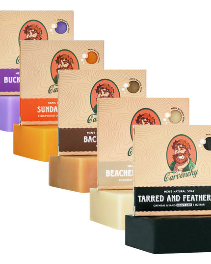 Men's Natural Soap Back Cleaning Floral Fragrance