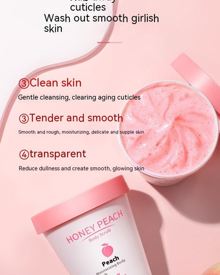 Peach Moisturizing Body Scrub Cream