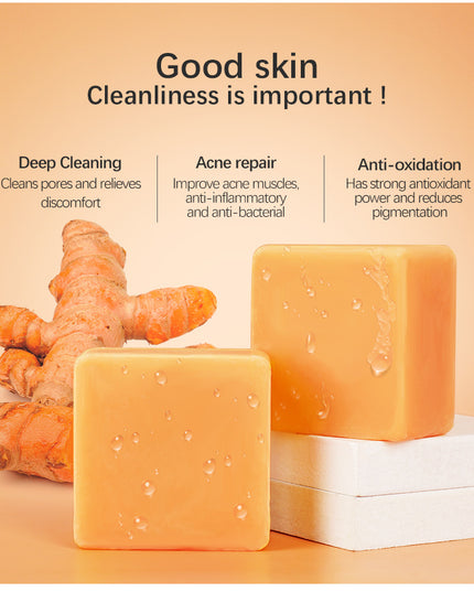 Turmeric Cleansing Bath Soap Reduces Dullness