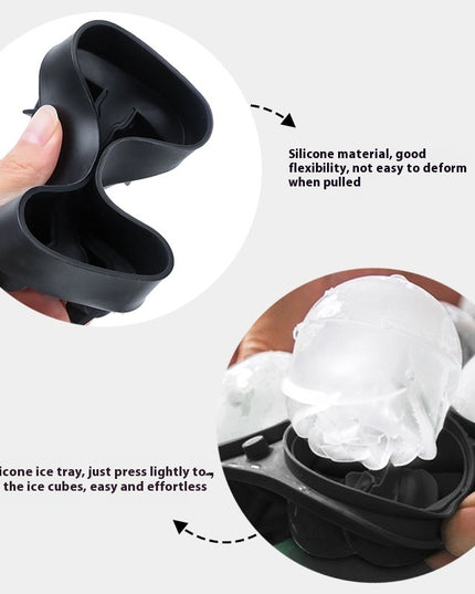 Creative Skull Rose Silicone Ice Grid Mold