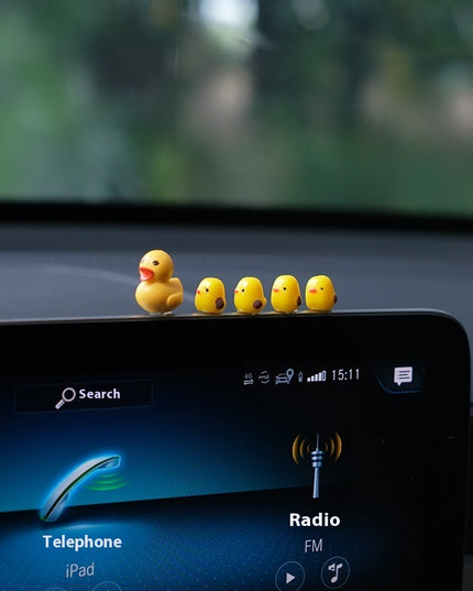 Car Mini Cute Yellow Duck Center Console Ornament