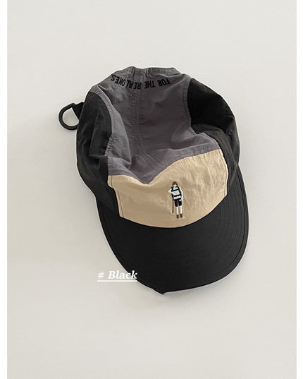 American Style Retro Fashion Brand Contrast Color Fast-drying Five-piece Hat