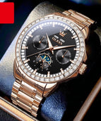 Steel Belt Rose Black