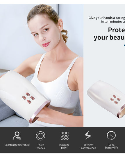 Viral Portable Hand Massager With Heat Air Compression Relief For Hand Pain