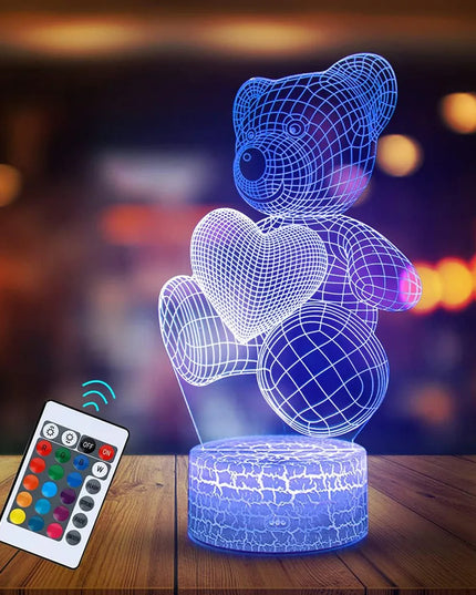 3D Lamp Acrylic USB LED Night Lights Neon Sign Lamp Xmas Christmas Decorations For Home Bedroom Birthday Decor Valentines Day Gifts