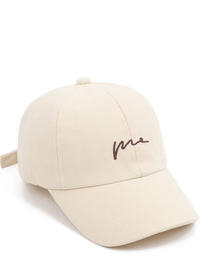 Embroidered Me Baseball Cap Boy's Hat Outdoor Leisure
