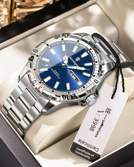 Swiss Brand Waterproof Fashion New Men's Super Strong Luminous Watch