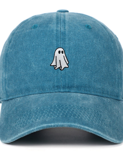 Washed Distressed Embroidered Baseball Cap For Casual Outdoor Sports