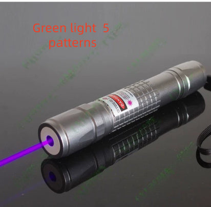 Laser Flashlight Green Blue Laser Pointer Three-Color Shell Laser