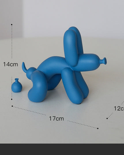 Wave Spectrum Balloon Dog Ornament Decoration