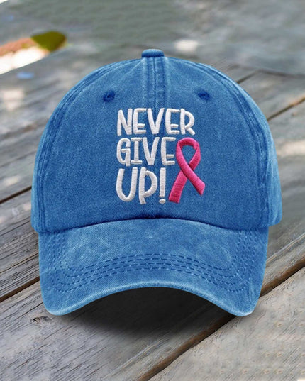 Never Give Up - Proceeds donated to ACS