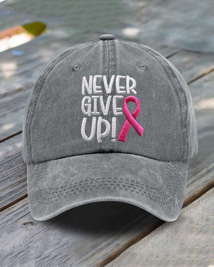 Never Give Up - Proceeds donated to ACS