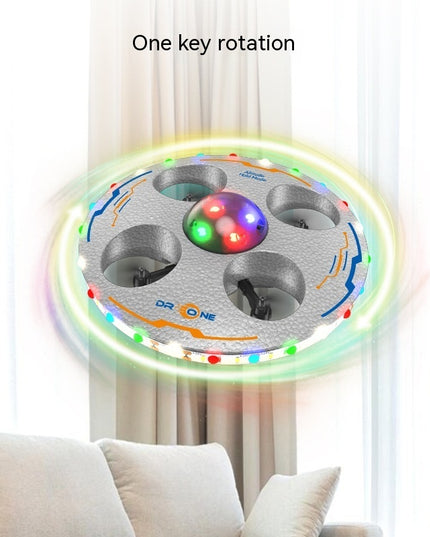 Remote Control Flying Saucer Drop-resistant Luminous Children UAV Toy