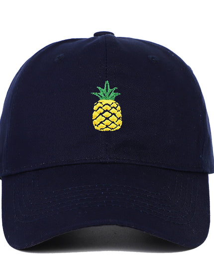 Pineapple Embroidered Baseball Cap Tide Travel Leisure