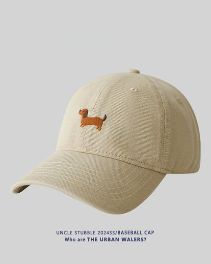 Dachshund Embroidered Baseball Cap For Women Versatile And Easy To Style