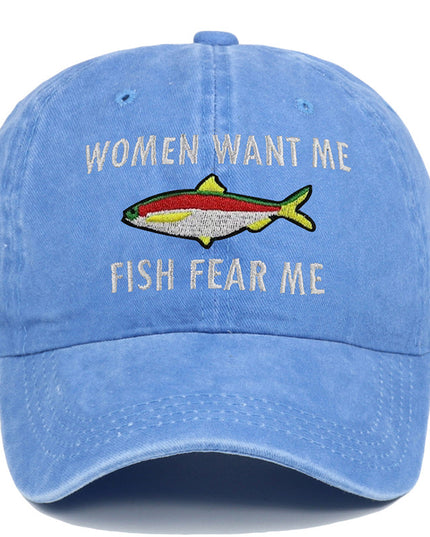 Men's And Women's All-match Embroidered E-washed Baseball Cap Outdoor Sun Protection