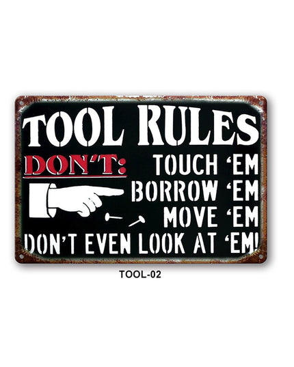 American Vintage Tin Signs