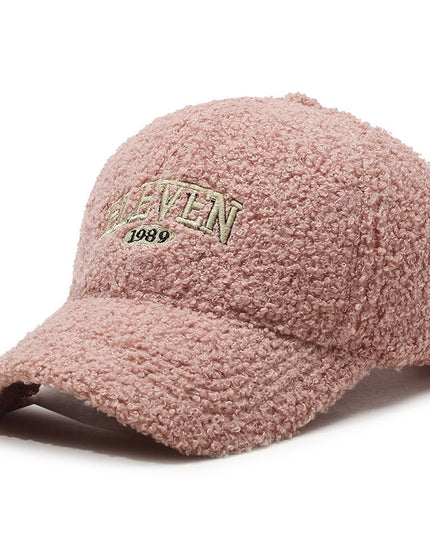Winter Lambskin Thickened Warm Baseball Cap