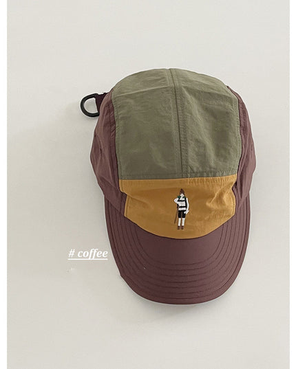 American Style Retro Fashion Brand Contrast Color Fast-drying Five-piece Hat