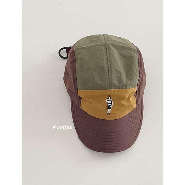 American Style Retro Fashion Brand Contrast Color Fast-drying Five-piece Hat