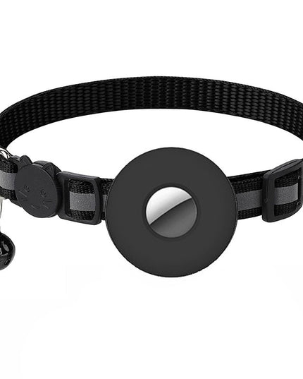 Airtag Pet Collar With Bell Reflective Adjustable Anti-lost Cat Dog Collar