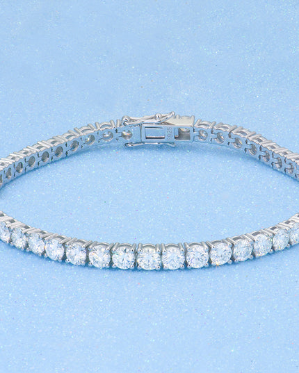 2-6mm Full Set Moissanite Girl S925 Silver Ao Advanced Design Bracelet