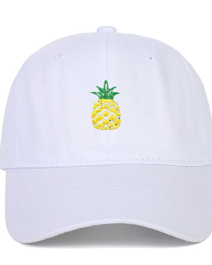 Pineapple Embroidered Baseball Cap Tide Travel Leisure