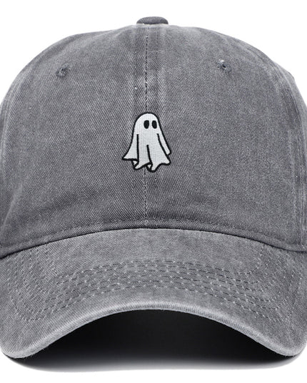 Washed Distressed Embroidered Baseball Cap For Casual Outdoor Sports