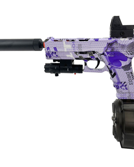 Toy Gun Electric Continuous Hair Crystal Boy Graffiti Gun